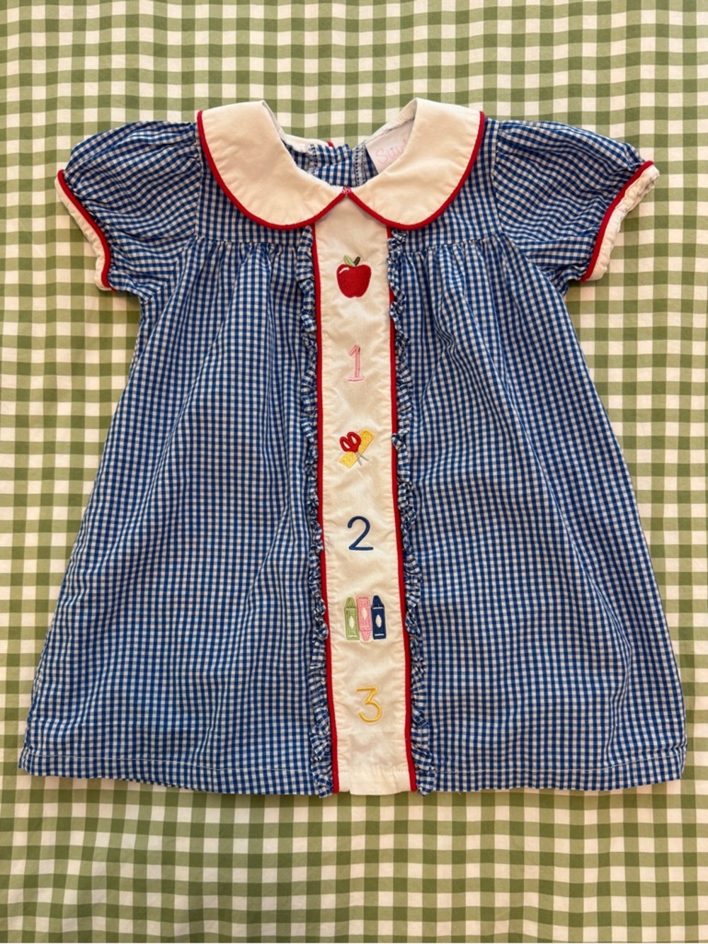 Stitchy Fish - A+ Addition Embroidered Dress, size 2T